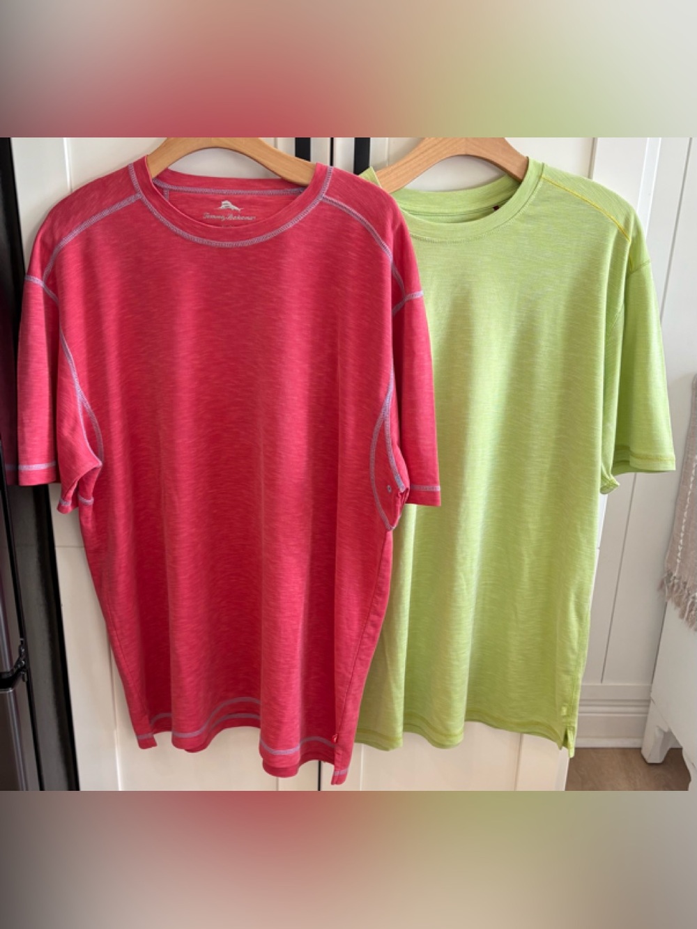 Tommy Bahama Short Sleeve Tee Duo in Coral and Lime